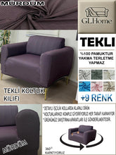 Görseli Galeri görüntüleyiciye yükleyin, %100 Pamuk Petek Kumaş Mürdüm Tekli Komple Giydirme Tekli & Berjer, Bohem, Porto vb Model Koltuk Kılıfları