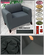 Görseli Galeri görüntüleyiciye yükleyin, Mikro Petek Kumaş Antrasit Tekli Komple Giydirme Tekli & Berjer, Bohem, vb Model Koltuk Kılıfları