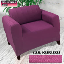 Görseli Galeri görüntüleyiciye yükleyin, Mikro Petek Kumaş Gül Kurusu Tekli Komple Giydirme Tekli & Berjer, Bohem, vb Model Koltuk Kılıfları