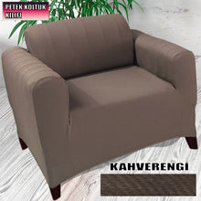 Görseli Galeri görüntüleyiciye yükleyin, Mikro Petek Kumaş Kahverengi 3+3+1+1 Set Komple Giydirme Kanepe & Çekyat, Bohem, vb Model Koltuk Kılıfları