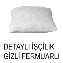 Görseli Galeri görüntüleyiciye yükleyin, Süet Kumaş Açık Gri Renk Kırlent Kılıfı