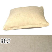 Görseli Galeri görüntüleyiciye yükleyin, Süet Kumaş Bej Renk Kırlent Kılıfı