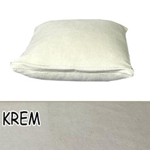 Görseli Galeri görüntüleyiciye yükleyin, Süet Kumaş Krem Renk Kırlent Kılıfı