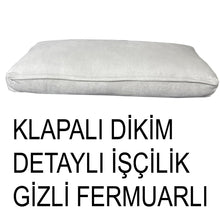 Görseli Galeri görüntüleyiciye yükleyin, Süet Kumaş Açık Gri Renk Sırt Minderi