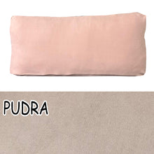 Görseli Galeri görüntüleyiciye yükleyin, Süet Kumaş Pudra Renk Sırt Minderi