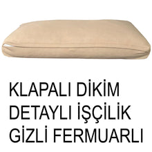 Görseli Galeri görüntüleyiciye yükleyin, Süet Kumaş Vizon Renk Sırt Minderi