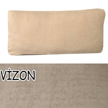 Görseli Galeri görüntüleyiciye yükleyin, Süet Kumaş Vizon Renk Sırt Minderi