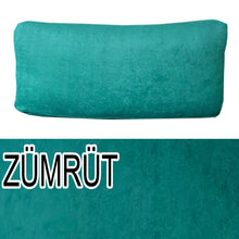 Görseli Galeri görüntüleyiciye yükleyin, Süet Kumaş Zümrüt Renk Sırt Minderi