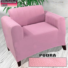 Görseli Galeri görüntüleyiciye yükleyin, Mikro Petek Kumaş Pudra Tekli Komple Giydirme Tekli & Berjer, Bohem, vb Model Koltuk Kılıfları