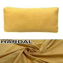 Görseli Galeri görüntüleyiciye yükleyin, %100 Pamuk Petek Hardal Renk Sırt Minderi