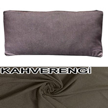 Görseli Galeri görüntüleyiciye yükleyin, %100 Pamuk Petek Kahverengi Renk Sırt Minderi