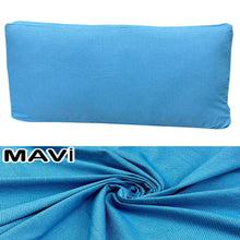 Görseli Galeri görüntüleyiciye yükleyin, %100 Pamuk Petek Mavi Renk Sırt Minderi