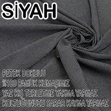 Görseli Galeri görüntüleyiciye yükleyin, %100 Pamuk Petek Kumaş Siyah Çift Kişilik Komple Giydirme 2"Li Kanepe, Bohem, vb Model Koltuk Kılıfları