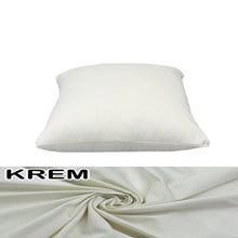 Görseli Galeri görüntüleyiciye yükleyin, %100 Pamuk Petek Krem Renk Kırlent Kılıfı