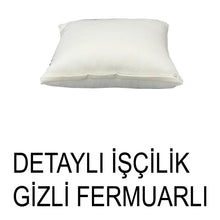 Görseli Galeri görüntüleyiciye yükleyin, %100 Pamuk Petek Krem Renk Kırlent Kılıfı