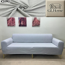 Görseli Galeri görüntüleyiciye yükleyin, %100 Pamuk Petek Kumaş Gri 3"Lü Komple Giydirme Kanepe & Çekyat, Bohem, Porto vb Model Koltuk Kılıfları