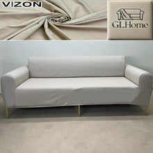 Görseli Galeri görüntüleyiciye yükleyin, %100 Pamuk Petek Kumaş Vizon 3+3+1+1 Set Komple Giydirme Kanepe&Çekyat, Bohem, vb Model Koltuk Kılıfları