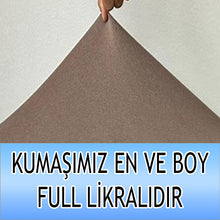 Görseli Galeri görüntüleyiciye yükleyin, %100 Pamuklu Fransız Kumaş Sütlü Kahve Çift Kişilik Komple Giydirme 2"Li Kanepe, Bohem, vb Model Koltuk Kılıfları