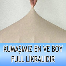 Görseli Galeri görüntüleyiciye yükleyin, %100 Pamuklu Fransız Kumaş Vizon 3+3+1+1 Komple Giydirme Kanepe&Çekyat, Bohem, Porto, vn. Model Koltuk Kılıfı
