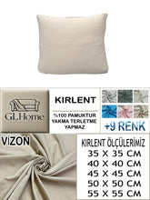 Görseli Galeri görüntüleyiciye yükleyin, %100 Pamuk Petek Vizon Renk Kırlent Kılıfı