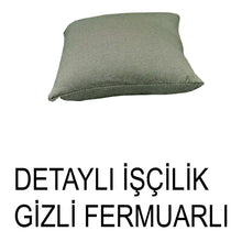 Görseli Galeri görüntüleyiciye yükleyin, %100 Pamuk Petek Haki Renk Kırlent Kılıfı