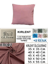 Görseli Galeri görüntüleyiciye yükleyin, %100 Pamuk Petek Kiremit Renk Kırlent Kılıfı