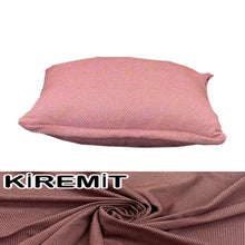 Görseli Galeri görüntüleyiciye yükleyin, %100 Pamuk Petek Kiremit Renk Kırlent Kılıfı