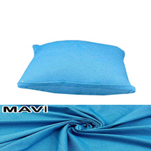 Görseli Galeri görüntüleyiciye yükleyin, %100 Pamuk Petek Mavi Renk Kırlent Kılıfı