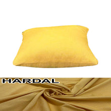 Görseli Galeri görüntüleyiciye yükleyin, %100 Pamuk Petek Hardal Renk Kırlent Kılıfı
