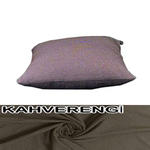 Görseli Galeri görüntüleyiciye yükleyin, %100 Pamuk Petek Kahve Renk Kırlent Kılıfı