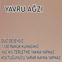 Görseli Galeri görüntüleyiciye yükleyin, %100 Pamuklu Fransız Kumaş Yavru Ağzı Tekli&Berjer Komple Giydirme, Bohem, Porto Model Koltuk Kılıfı