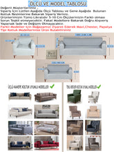 Görseli Galeri görüntüleyiciye yükleyin, Baby Face Kumaş Açık Gri 3+2+1+1 Set Komple Giydirme Kanepe&Çekyat, Bohem, vb Model Koltuk Kılıfları