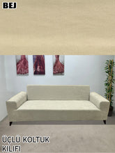 Görseli Galeri görüntüleyiciye yükleyin, Baby Face Kumaş Bej 3+3+1+1 Set Komple Giydirme Kanepe & Çekyat, Bohem, vb Model Koltuk Kılıfları