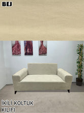Görseli Galeri görüntüleyiciye yükleyin, Baby Face Kumaş Bej 3+2+1+1 Set Komple Giydirme Kanepe&Çekyat, Bohem, vb Model Koltuk Kılıfları