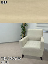 Görseli Galeri görüntüleyiciye yükleyin, Baby Face Kumaş Bej 3+2+1+1 Set Komple Giydirme Kanepe&Çekyat, Bohem, vb Model Koltuk Kılıfları