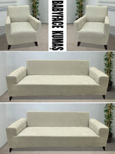 Görseli Galeri görüntüleyiciye yükleyin, Baby Face Kumaş Bej 3+3+1+1 Set Komple Giydirme Kanepe & Çekyat, Bohem, vb Model Koltuk Kılıfları