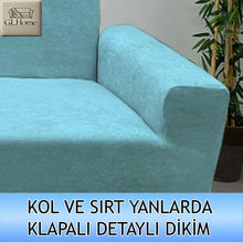 Görseli Galeri görüntüleyiciye yükleyin, Baby Face Kumaş Mint 3"Lü Komple Giydirme Kanepe & Çekyat, Bohem, vb Model Koltuk Kılıfları
