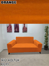 Görseli Galeri görüntüleyiciye yükleyin, Baby Face Kumaş Orange 3+2+1+1 Set Komple Giydirme Kanepe & Çekyat, Bohem, vb Model Koltuk Kılıfları