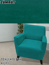 Görseli Galeri görüntüleyiciye yükleyin, Baby Face Kumaş Zümrüt 3+3+1+1 Set Komple Giydirme Kanepe & Çekyat, Bohem, vb Model Koltuk Kılıfları