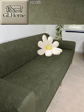 Görseli Galeri görüntüleyiciye yükleyin, Süet Kumaş Haki 3Lü Komple Giydirme Kanepe & Çekyat, Bohem, Porto, Vb. Model Koltuk Kilifi