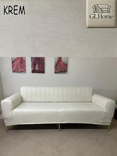 Görseli Galeri görüntüleyiciye yükleyin, Süet Kumaş Krem 3Lü Komple Giydirme Kanepe & Çekyat, Bohem, Porto, Vb. Model Koltuk Kilifi