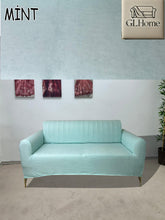 Görseli Galeri görüntüleyiciye yükleyin, Süet Kumaş Mint 3+2+1+1 Komple Giydirme Kanepe-Çekyat, Bohem, vb. Model Koltuk Kılıfı