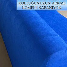 Görseli Galeri görüntüleyiciye yükleyin, Süet Kumaş Parlement 3Lü Komple Giydirme Kanepe & Çekyat, Bohem, Porto, Vb. Model Koltuk Kilifi