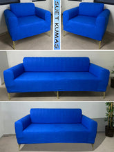 Görseli Galeri görüntüleyiciye yükleyin, Süet Kumaş Parlement 3+2+1+1 Komple Giydirme Kanepe-Çekyat, Bohem, vb. Model Koltuk Kılıfı