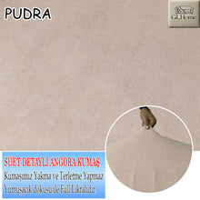 Görseli Galeri görüntüleyiciye yükleyin, Süet Kumaş Pudra 3+2+1+1 Komple Giydirme Kanepe-Çekyat, Bohem, vb. Model Koltuk Kılıfı