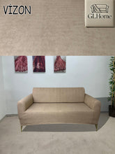 Görseli Galeri görüntüleyiciye yükleyin, Süet Kumaş Vizon 3+2+1+1 Komple Giydirme Kanepe-Çekyat, Bohem, vb. Model Koltuk Kılıfı