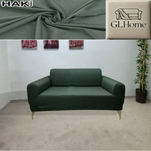 Görseli Galeri görüntüleyiciye yükleyin, %100 Pamuk Petek Kumaş Haki Çift Kişilik Komple Giydirme 2"Li Kanepe, Bohem, vb Model Koltuk Kılıfları