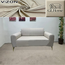 Görseli Galeri görüntüleyiciye yükleyin, %100 Pamuk Petek Kumaş Vizon 3+2+1+1 Set Komple Giydirme Kanepe&Çekyat, Bohem, vb Model Koltuk Kılıfları