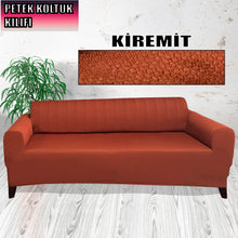 Görseli Galeri görüntüleyiciye yükleyin, Mikro Petek Kumaş Kiremit 3+3+1+1 Set  Komple Giydirme Kanepe &amp; Çekyat, Bohem, vb Model Koltuk Kılıfları
