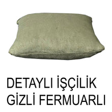 Görseli Galeri görüntüleyiciye yükleyin, Süet Kumaş Haki Renk Kırlent Kılıfı
